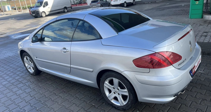 Peugeot 307 CC cena 9800 przebieg: 170000, rok produkcji 2004 z Mikołajki małe 742